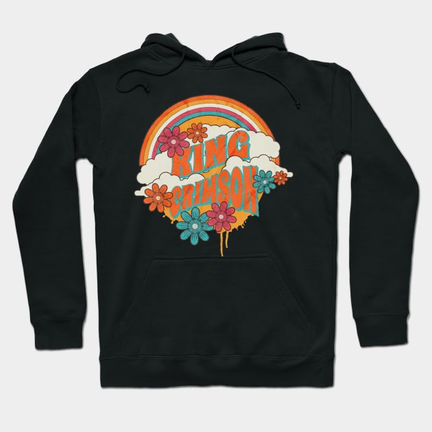 Retro Rainbow // King Crimson Hoodie by sansxart